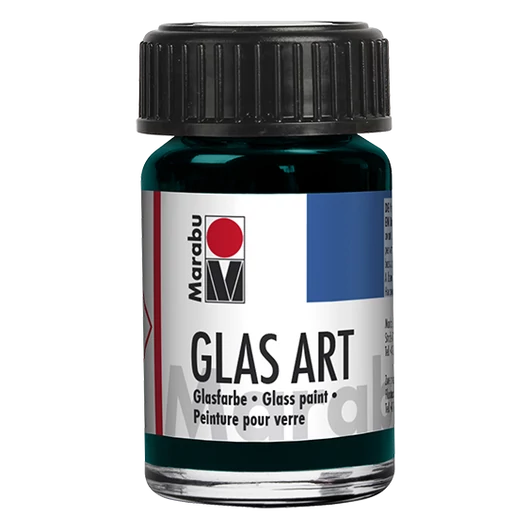 Marabu GLASART oldószeres üvegfesték 498 türkiz 15ml