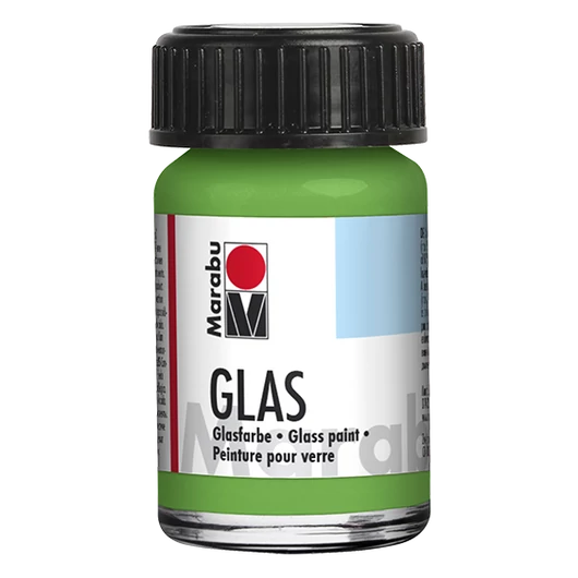 Marabu GLAS vizes üvegfesték 062 világos zöld 15ml