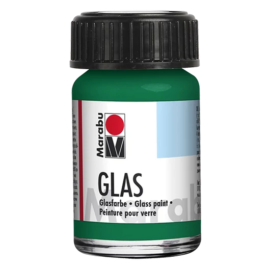Marabu GLAS vizes üvegfesték 068 sötétzöld 15ml