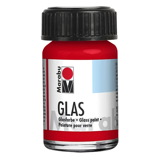 Marabu GLAS vizes üvegfesték 125 meggy 15ml