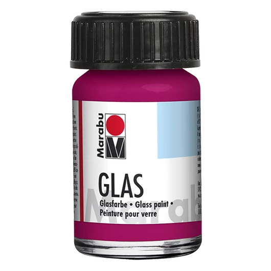 Marabu GLAS vizes üvegfesték 131 málna 15ml