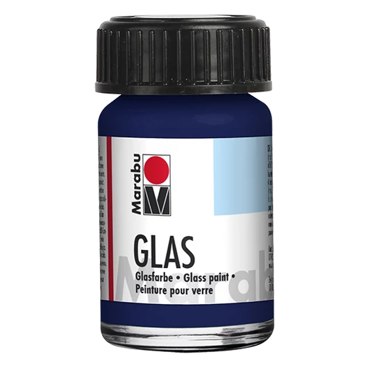 Marabu GLAS vizes üvegfesték 293 éjkék 15ml