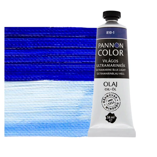 Pannoncolor  olajfesték 810-1 világos ultramarinkék 38ml