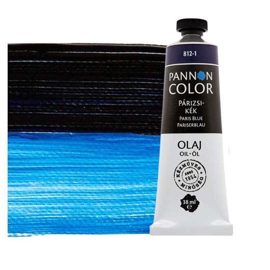 Pannoncolor olajfesték 812-1 párizsi kék 38ml