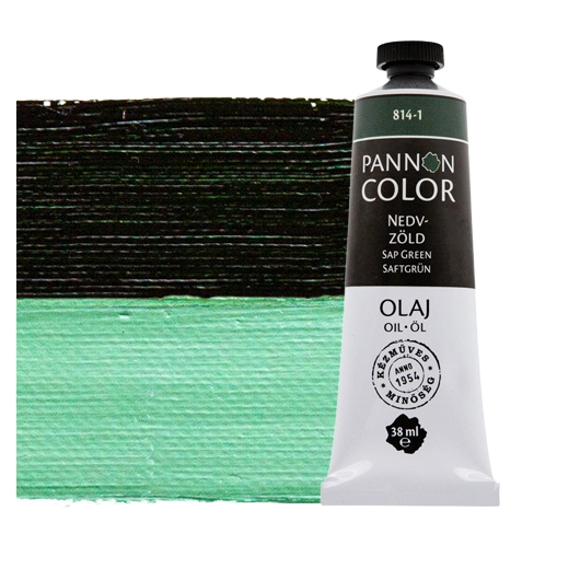 Pannoncolor olajfesték 814-1 nedvzöld 38ml