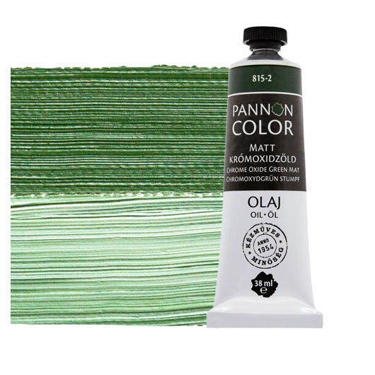 Pannoncolor olajfesték 815-2 matt krómoxidzöld 38ml