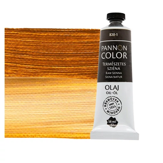 Pannoncolor  olajfesték 820-1 természetes sziéna 38ml