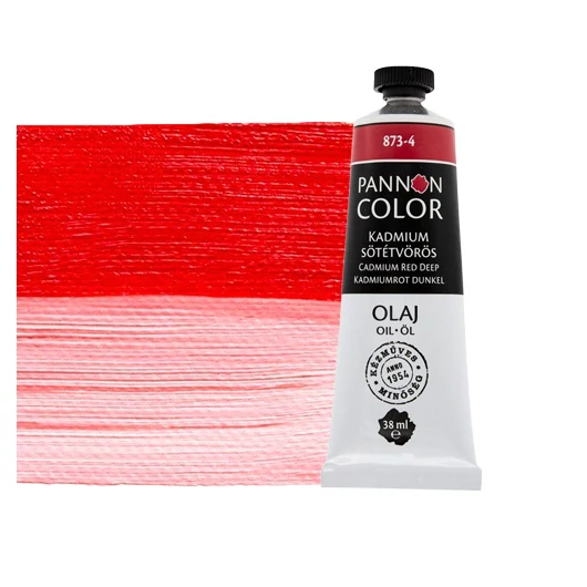 Pannoncolor  olajfesték 873-3 kadmium sötétvörös 38ml