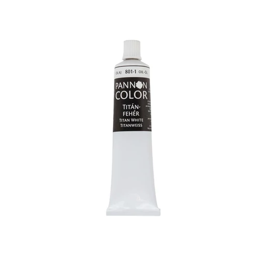 Pannoncolor  olajfesték 801-1 titánfehér 80ml