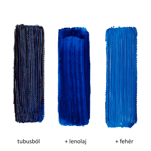 Pannoncolor olajfesték 830-1 permanent kék 200ml