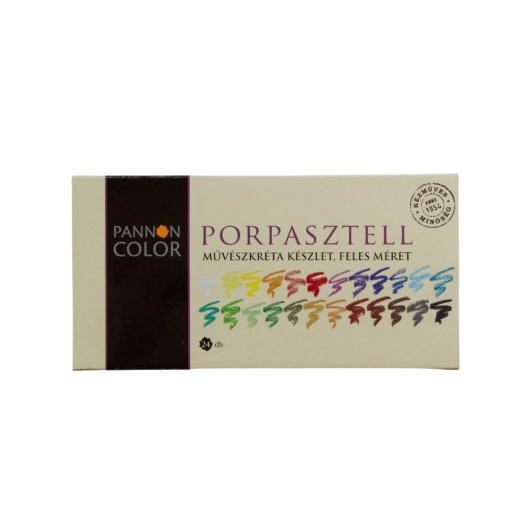 Pannoncolor porpasztell készlet feles 24 szín