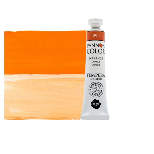 Pannoncolor  tempera 605-1 narancs 18ml