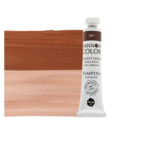 Pannoncolor  tempera 620-2 égetett sziéna 18ml