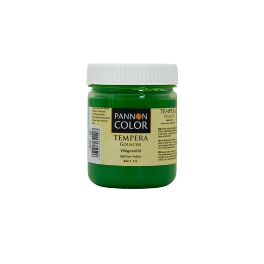 Pannoncolor  tempera 642-1 világoszöld 200ml