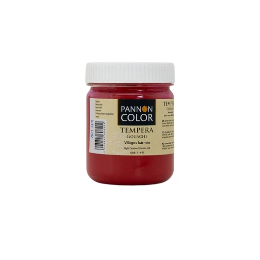 Pannoncolor  tempera 608-1 világoskármin 200ml