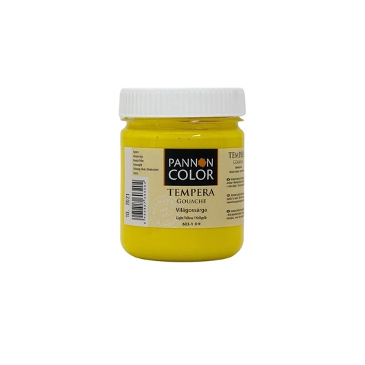 Pannoncolor  tempera 603-1 világossárga 200ml