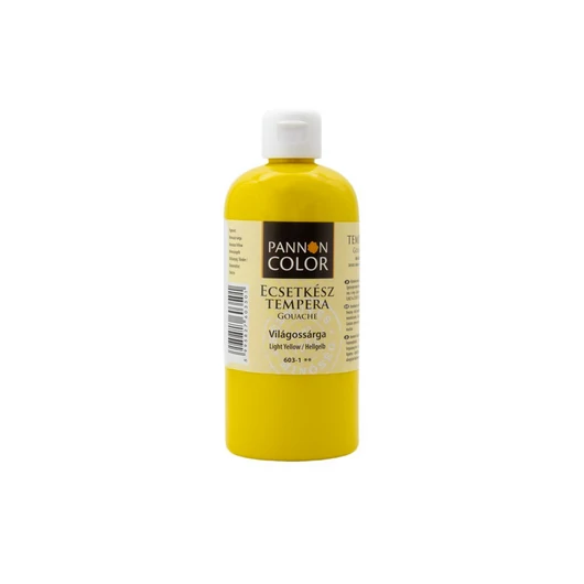 Pannoncolor  tempera 603 világossárga ecsetkész 500ml
