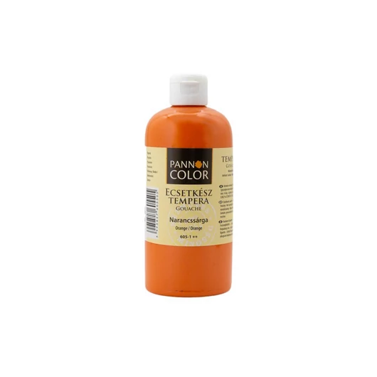 Pannoncolor  tempera 605 narancs ecsetkész 500ml