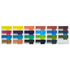 Kép 3/6 - Derwent INKTENSE vízzel elmosható tintakréta készlet fémdobozban 24 szín