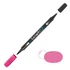 Kép 4/7 - GRAPH'O kétvégű (ecset/tű) vízbázisú filctoll 5160 magenta