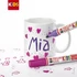 Kép 3/5 - Marabu KIDS PORCELAIN & GLAS porcelán és üveg filctoll készlet "Mia" bögrekészlet